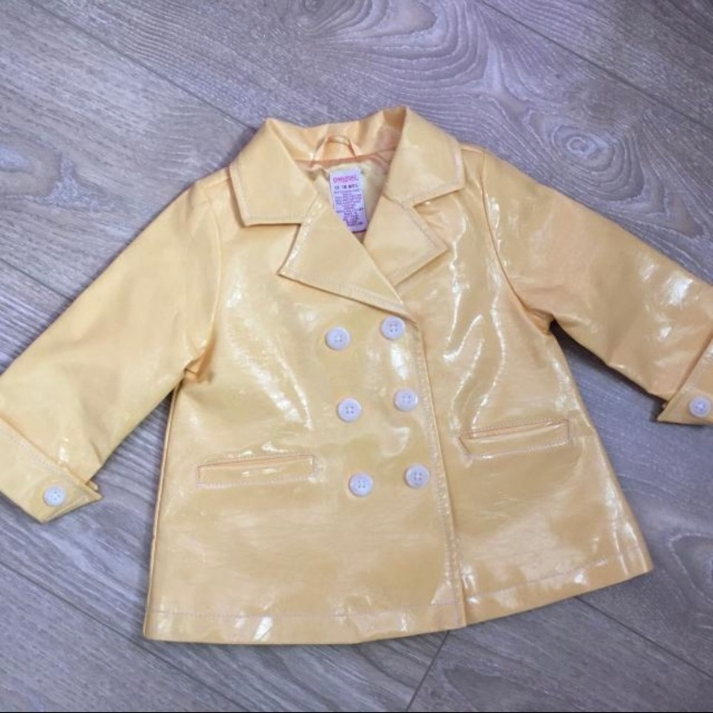 12-18m yellow Gymboree raincoat